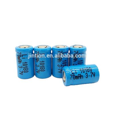 China Machine- Rechargeable Cylinder 3.7v Li-ion Battery 10180 70mAh for sale