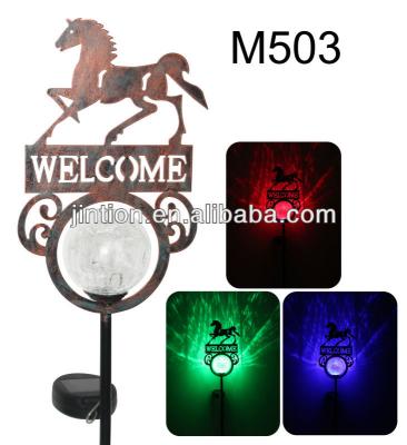 China Metal Horse Light M503 Solar Decorative Stake for sale