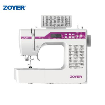 China Household ZY2601 Household Electronic Zoyer Sewing Machine 200 ULTRA-SPEED Different Stitches For Home Use for sale