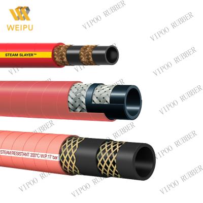 China Engine Elastic Hot Water High Pressure Hose Industry Good Steel Wire High Pressure Steam Hose for sale