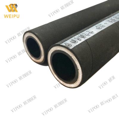 China Best selling product corrosion resistant high pressure 4sp four layers oil resistant wear-resisting steel wire spirally wound high quality hydraulic hose for sale