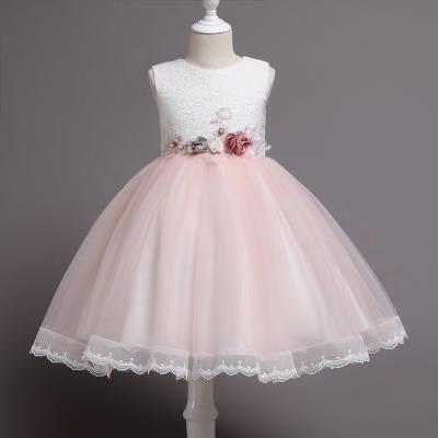 China Multi-layer Breathable Princess Dress Children's Wholesale Gauze Baby Party Wear Dresses Little Witch Girl Dress With Hat for sale