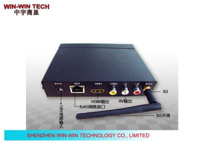 China Metal Horizontal LCD Media Player , HD Digital Signage Player 1080P for sale