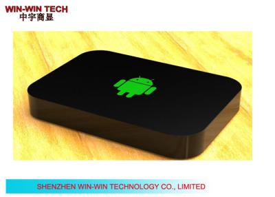 China Multi Language Android HD Media Player , Black TV Media Player Box for sale