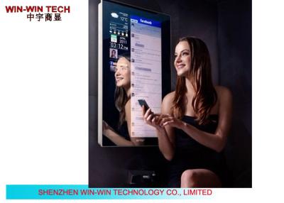 China IR Touch HD Magic Mirror Advertising Display for sale