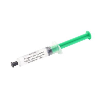 China PVC Certificate 50cc Luerlock Prefilled Syringe Prefilled Disposable Syringe for sale