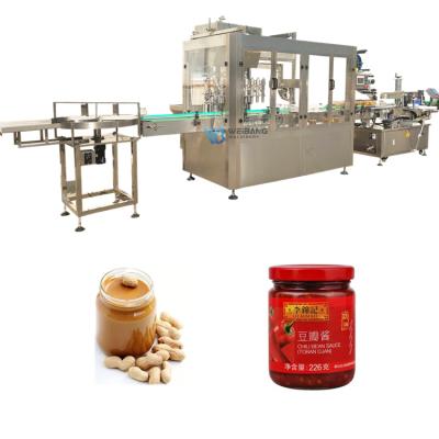 China Automatic Sauce Filling Machine Food Honey Peanut Butter Chocolate High Viscous Filling Machine for sale