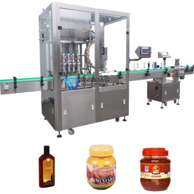 China WB-NJ4 Automatic Food Bottle Can Filling Machine For Strawberry Jam Chili Sauce Filling Machine for sale