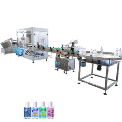 China WB-J8 Automatic Food Liquid Soap Pump Bottle Filler Hand Sanitizer Filling Machine for sale