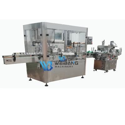 China Automatic Food Liquid Food Liquid Filling Equipment 350ml Dispenser Pump Sanitizer Filling Capping Machine for sale