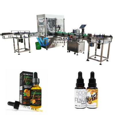 China WB-YX4 Food Filling Machine 30ml Bottle Dropper Automatic Essential Oil Liquid Cosmetic Filling Capping Machines for sale