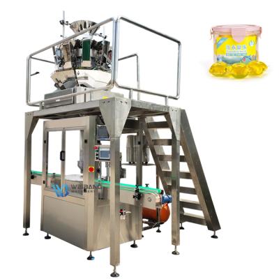 China Food Weighing Bear Machine CBD Food Bottle Filling Capping Machines Automatic Gummy Bottle Filling Machine for sale