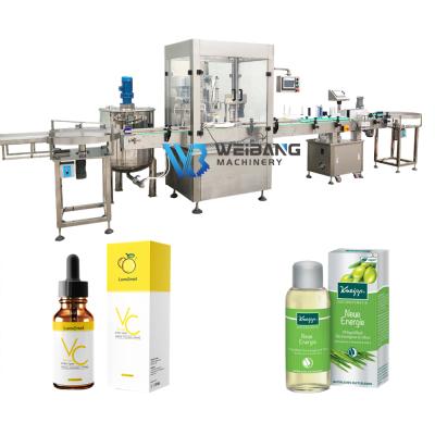 China Automatic Food Dropper Bottle Filling Machine 10ml 15ml 30ml Roll On Essential Oil Bottling Machine for sale