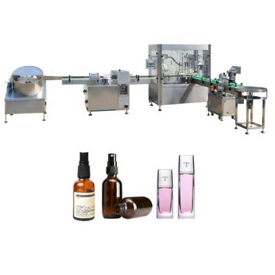 China WB-P4 Automatic Food Perfume Filling And Capping Machine Perfume Spray Pump Filling Machine for sale