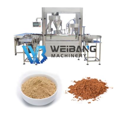 China WB-FX1 20g 50g chemical jar powder filling machine toner powder cans filling capping machines for sale