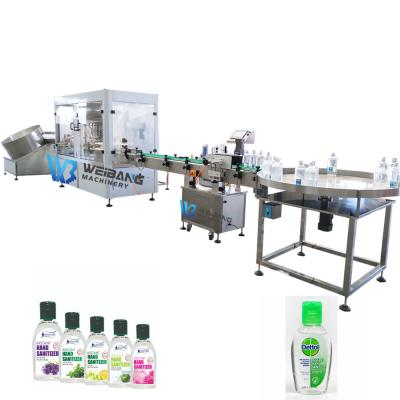 China Automatic Food Filling Machine 150ml Hand Sanitizer Hand Soap Liquid Filling Machine for sale