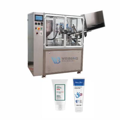 China Food Food Lotion Tube Filling Machine For Mayonnaise 50ml Squeeze Tube Filling Machine for sale