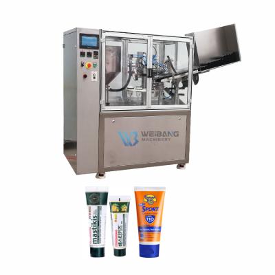 China WB-100FW Automatic food plastic tube filling and filling jam and ointment sealing machine-machine for sale