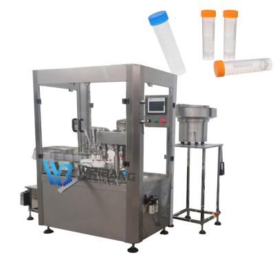 China Automatic Plastic Food 10ml Vial Filling And Sealing Machine Food Test Tube Filling Machine for sale