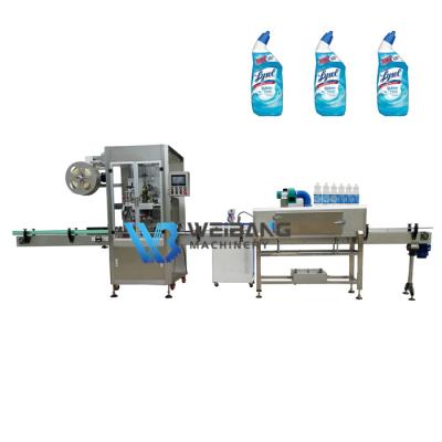 China WB-TB200 Food Sleeve Labeling Machine With Electric Heating Shrink Tunnel Sleeve Shrink Sealer Packer for sale