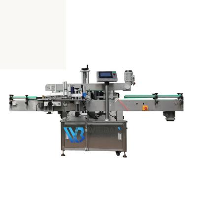 China Olive Oil Double Sides Square Automatic Bottle Labeling Machine Food WB-ST100 Food Labeling Machine for sale