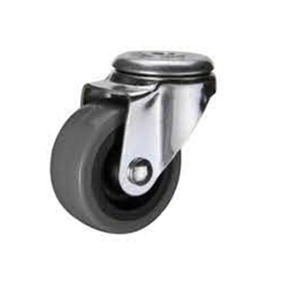 China High Quality Caster Bolt Polyurethane Rigid Hole Polyurethane Small Bearing Wheel for sale