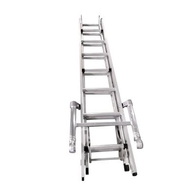 China Industrial Steel Multi Unit Scaffolding Industrial Steel Folding Platform Warehouse Construction Folding Ladders Safety Goal Aluminum Ladders for sale