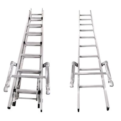 China Universal Folding Ladders Construction Platform Metal Industrial Building Step Scaffold Stair Ladder for sale