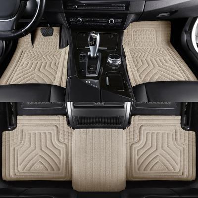 China Anti Skip Dustproof Colorful Carpets Anti Slip Fabric Car Mats Customized Car Mats for sale