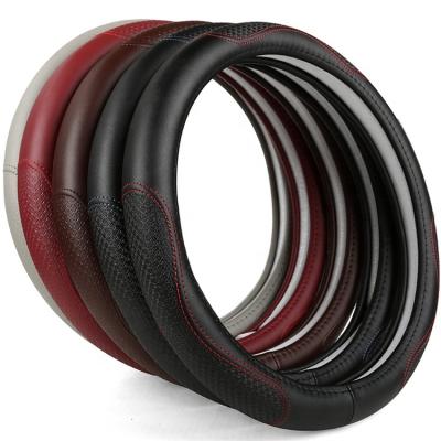 China Cheap Price Sports PU Leather Universal Car Hot Selling Steering Wheel Covers for sale