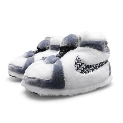 China Fashion 2021Best Fashion Winter Sale Unisex Funny Warm Cotton Plush Home Slipper Soft Shoes for sale