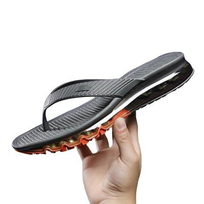 China New Models Outdoor Slippers Fashion Outdoor Wholesale Cushioning Summer Leather Slides Flip Flops For Men Slipper for sale