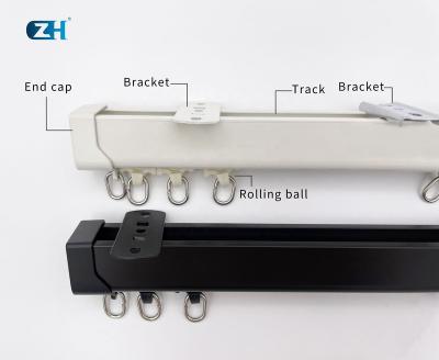 China ZHsmart Traditional Home Accessories 14 Square Aluminum Track Connector For 14 Square Track for sale