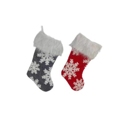 China Wholesale Gift Item Waterproof+Eco-friendly Christmas Stocking Stuffer Gift Handmade Knitted Socks Christmas Decoration Supplies for sale