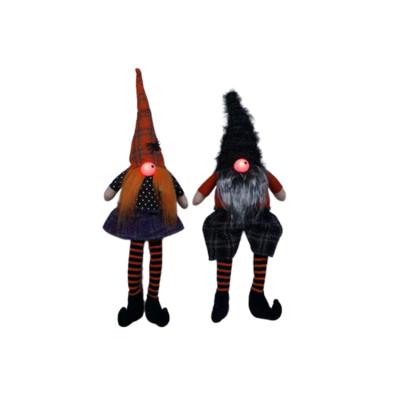 China Wholesale Waterproof+Eco-friendly Plaid New Halloween Rudolph Faceless Dolls Gnome Standing Plush Dolls With Decoration For Ghost Festival Decor for sale