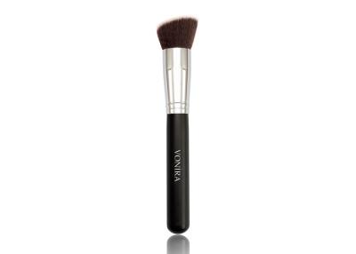 China New Trending Flat Angled Kabuki Brush With High Quality Vegan Taklon for sale