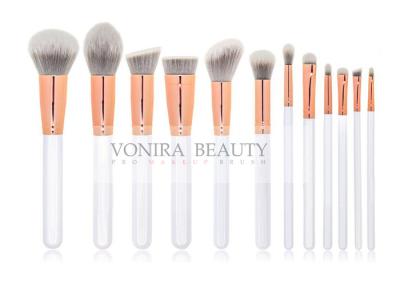 China 12PCS Vegan Synthetic Hair Private Label Makeup Brushes Wholesale Collection for sale