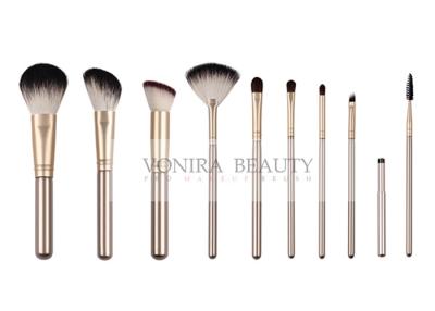 Chine Brosses brillantes de maquillage de cheveux de chèvre de qualité/brosses synthétiques ultra fines résilientes de maquillage de cheveux à vendre