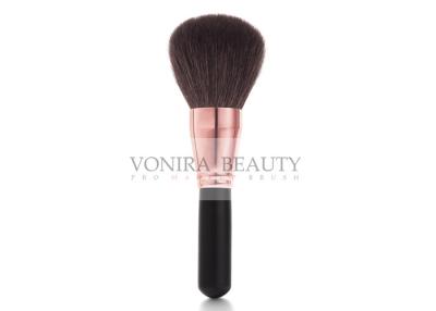 Chine Différentes brosses de maquillage de Rose d'or de grand visage de luxe de poudre avec la poignée courte à vendre