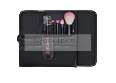 Cina Set di pennelli cosmetico di ragazza di trucco del fronte del regalo 5PCS con il mini set di pennelli di viaggio dei capelli rosa in vendita