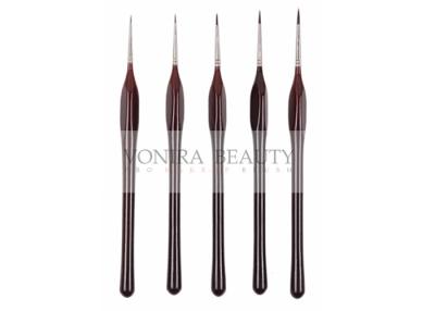 China Siberian Kolinsky Hair 5PCS Body Paint Brushes set Acrylic Handle for sale