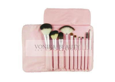 Chine Le maquillage promotionnel rose de taille de voyage de cadeau balaye la caisse de cuir d'unité centrale de 10 PCS à vendre