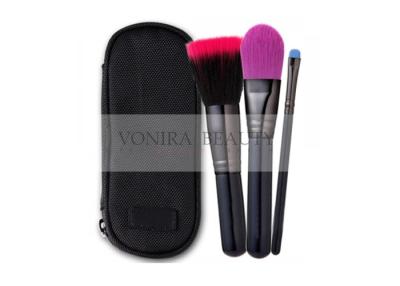 China Customized Mini Finger Makeup Brush Gift Set With Zippered Brush Case for sale