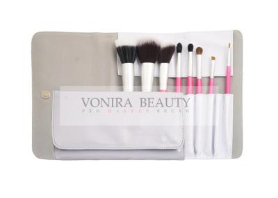 China 8 Piece Pro Labeled Makeup Brush Set With Matching Designer Case Travel Brush Kit for sale