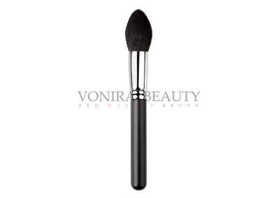 China Natural Goat Hair Highlighter Makeup Brush ,  Long Lasting Tapered Highlighter Brush for sale