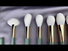 Antibacterial Natural Goat Hair Makeup Brushes Handcrafted