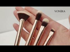 Vonira Cruelty Free Synthetic Taklon PBT Vegan Makeup Brushes