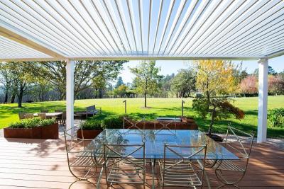 China Poedercoating Aluminium Pergola Buiten maat ISO9001 certificaat Te koop