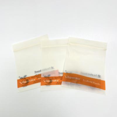 China Barrier Bag 100% Cornstarch Ziplock Bag Wholesale Moisture Proof Compostable Biodegradable Ziplock Packaging Clear Compostable Bag for sale