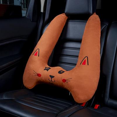 China Magnetic Car Sleep Pillow Baby Kids Accessories Seat Belt Pillow Children Safety Protector Car Headrest Headrest Sleep for sale